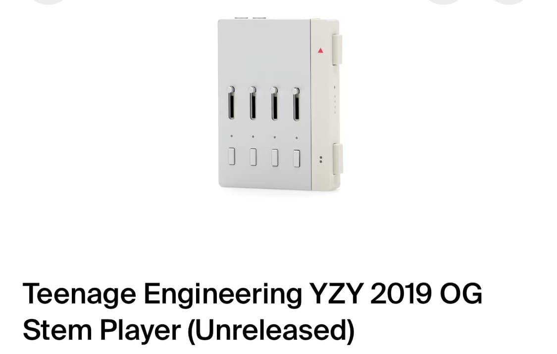 Teenage Engineering YZY TE 이지 스템 플레이어 상품이미지1