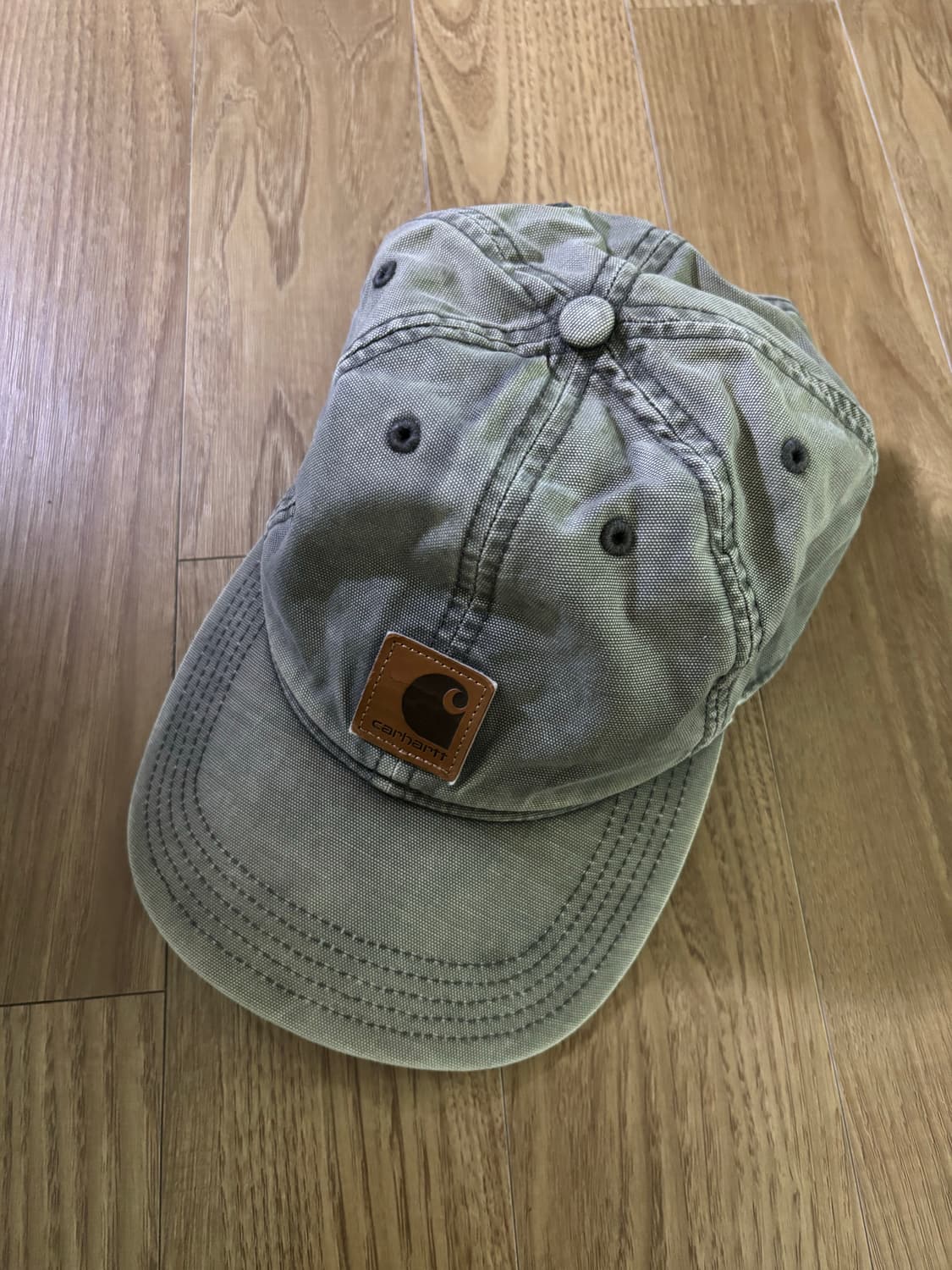 칼하트 distressed patch 볼캡 상품이미지1