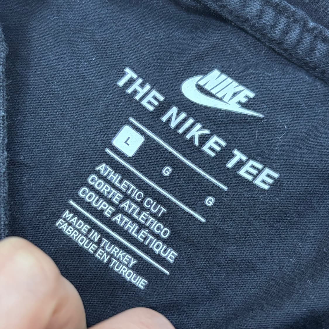 L 나이키 스몰로고 반팔 티셔츠 0317E 상품이미지3