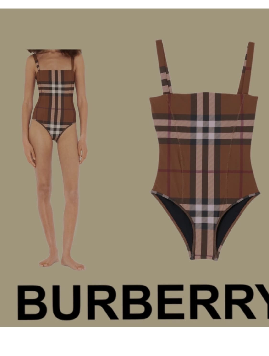 버버리 수영복 xs  상품이미지4