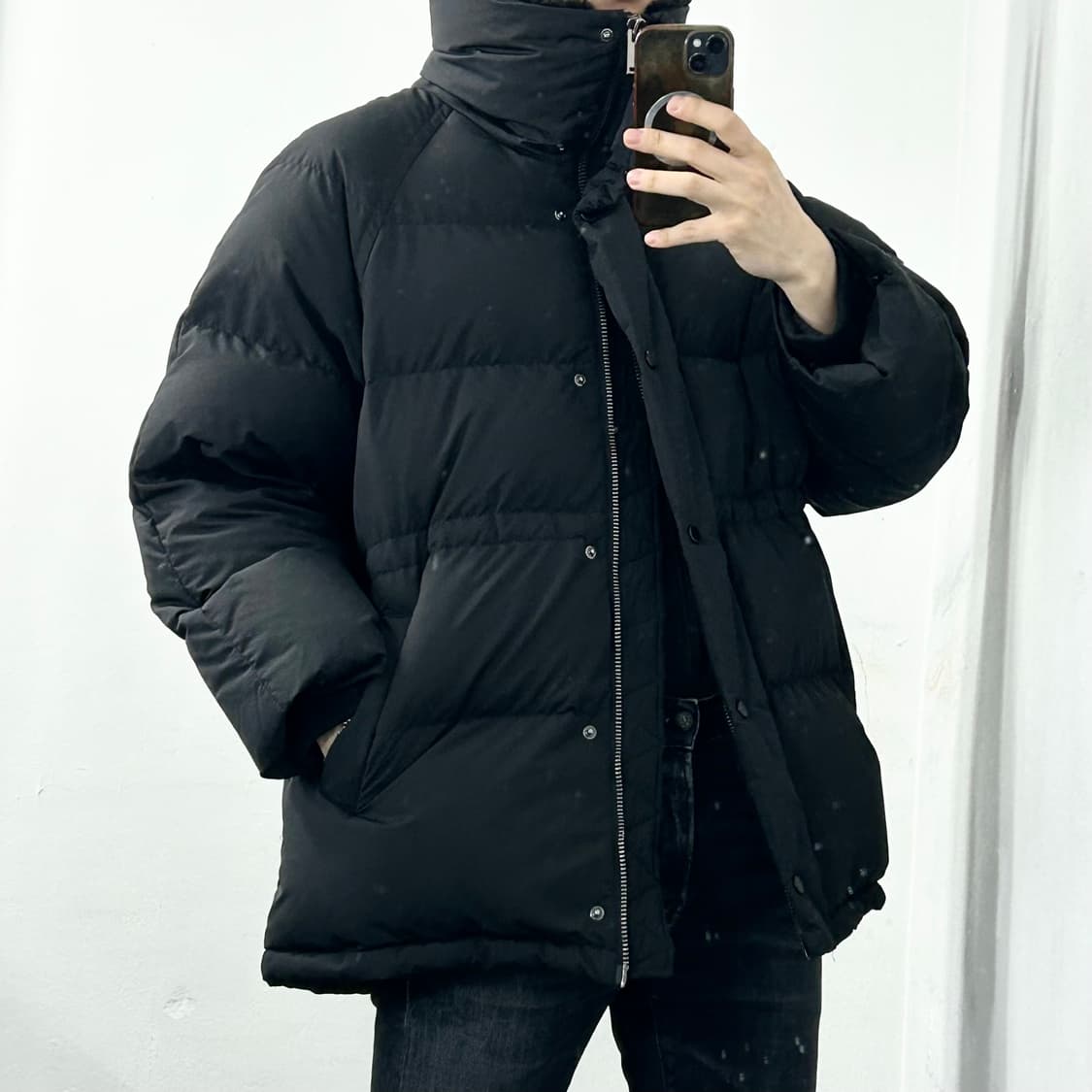 루에브르 하이넥 구스다운 패딩 상품이미지3