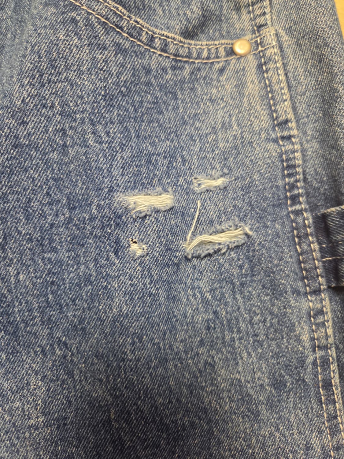 스웨이드 데님팬츠 커스텀 상품이미지3