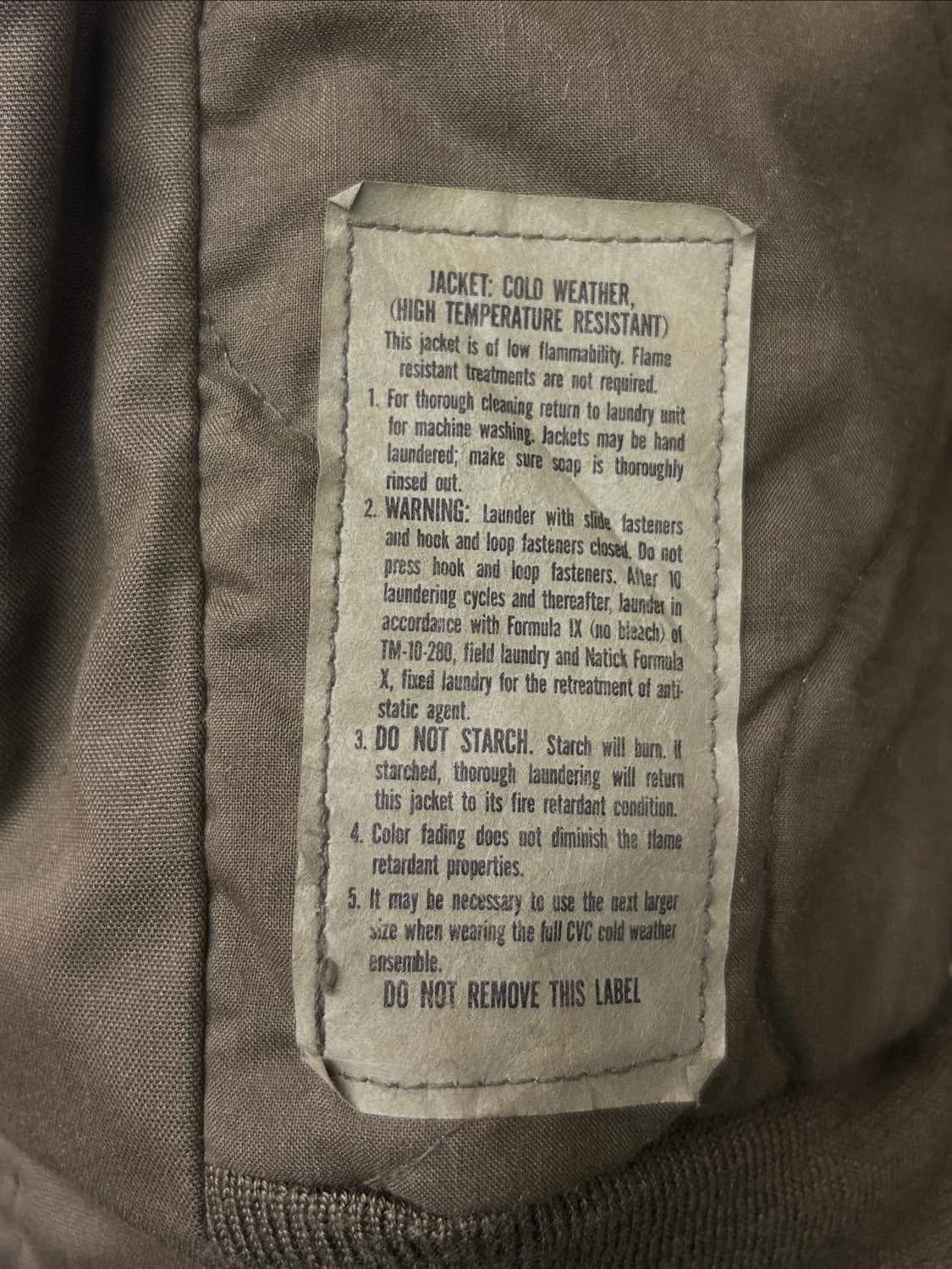 90s 알파인더스트리 CWU CVC 자켓 상품이미지6