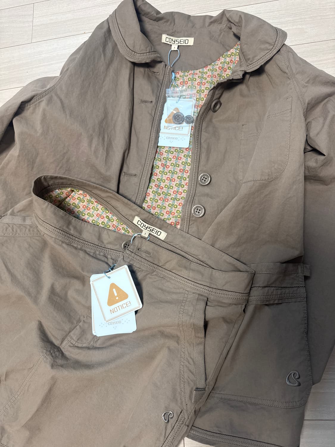 코이세이오 자켓 스커트 세트 새상품 상품이미지2