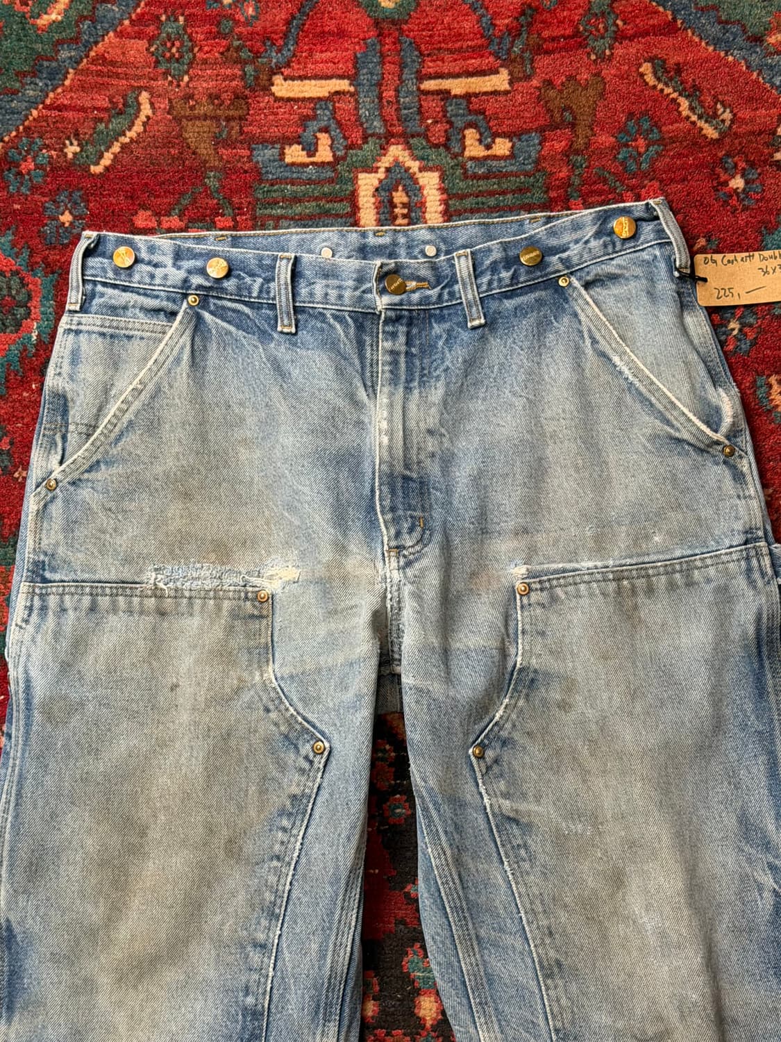 OG 칼하트 데님 더블니 칼하트 B73 썩블니 상품이미지5