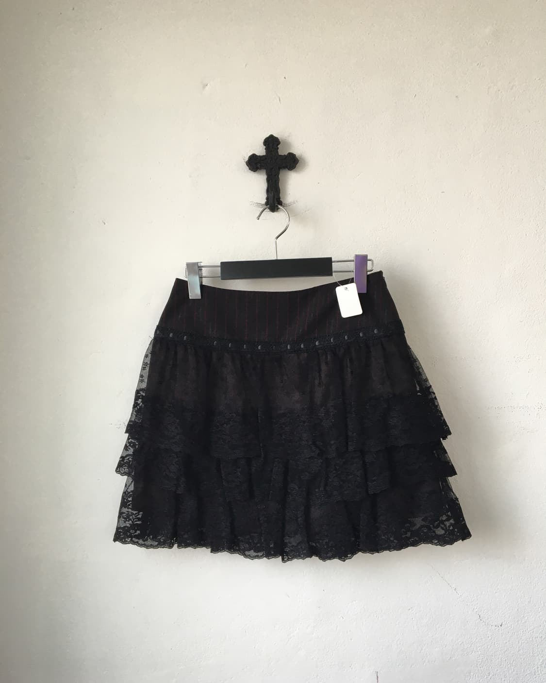 Lace layer mini skirt 상품이미지1
