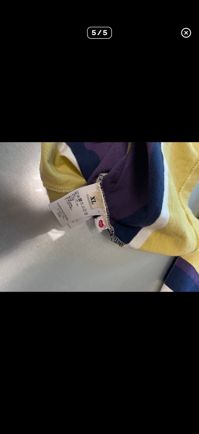 휴먼메이드 human made 스트라이프 긴팔티셔츠 상품이미지4