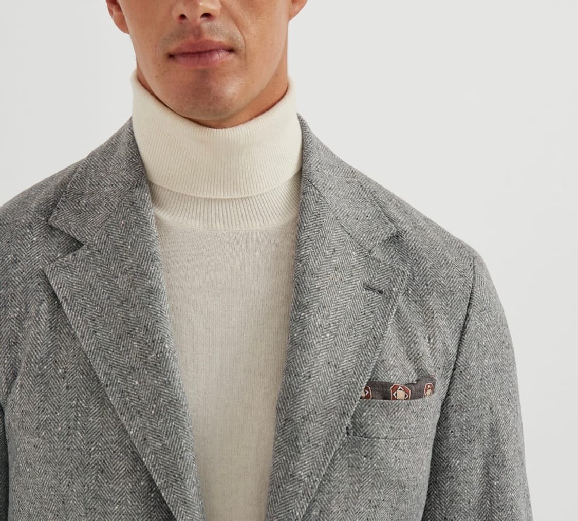 브루넬로 쿠치넬리 캐시미어 버진울 블레이저 자켓 새상품 상품이미지8