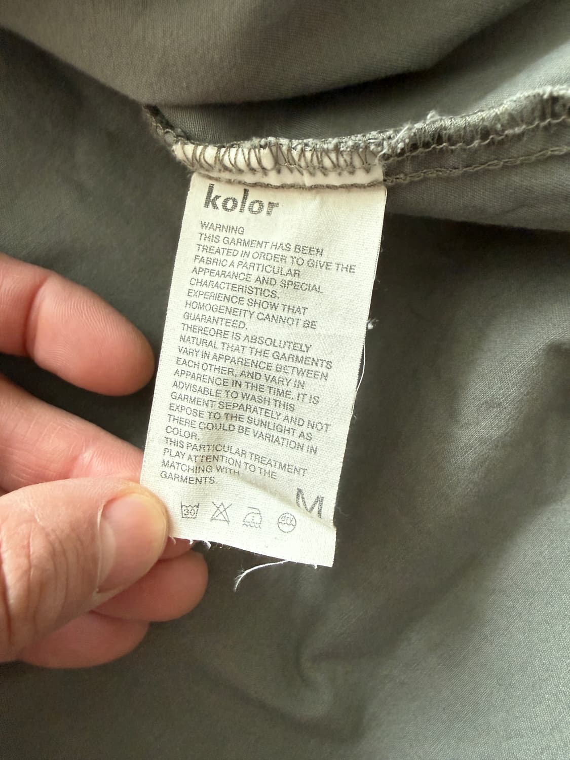 Kolor 패치 밀리터리 셔켓 상품이미지4