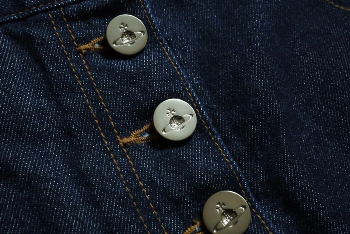 [국내정품]Vivienne Westwood ORB 데님 미디 롱스커트 상품이미지1