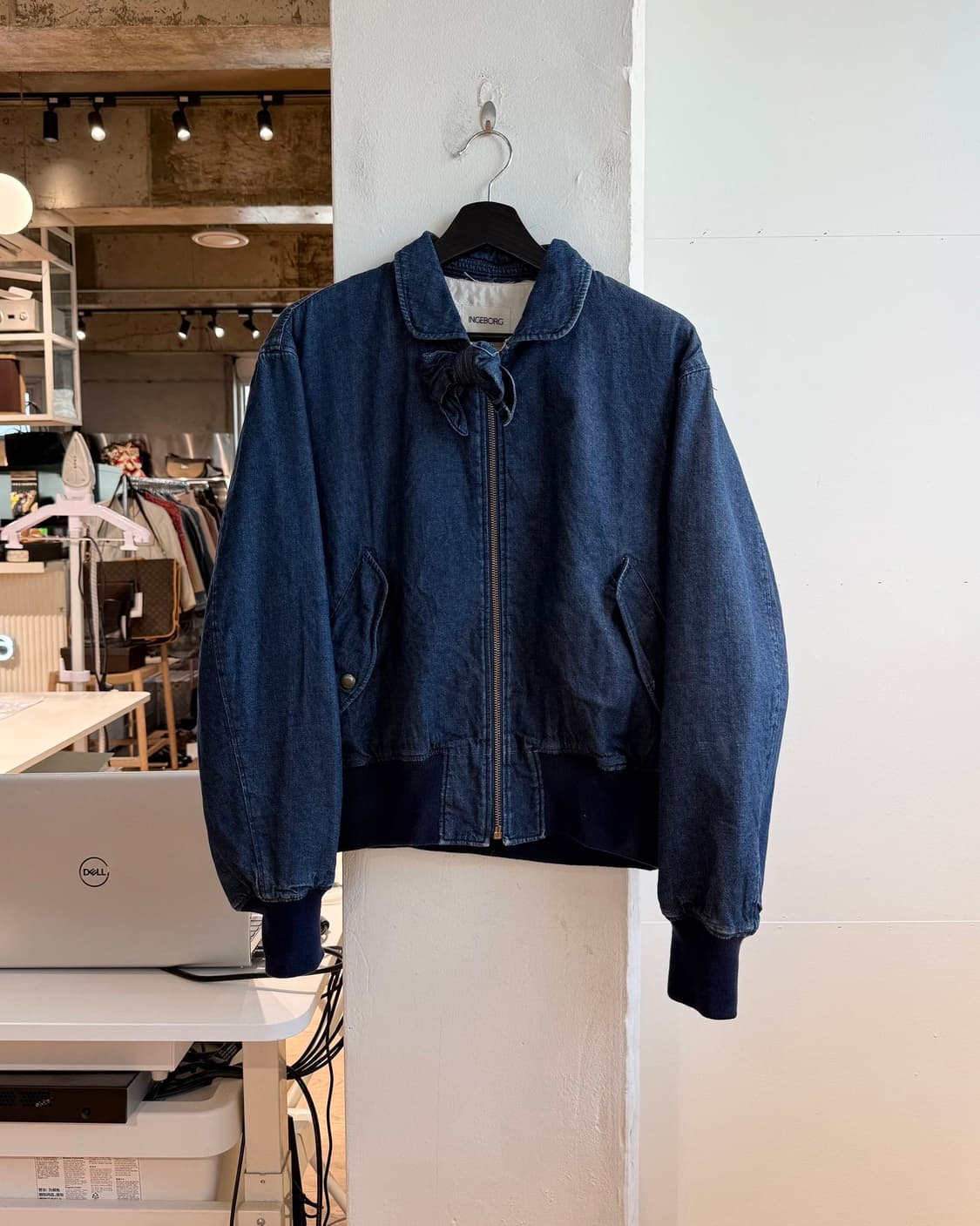 잉게보그 데님 봄버 자켓  상품이미지2