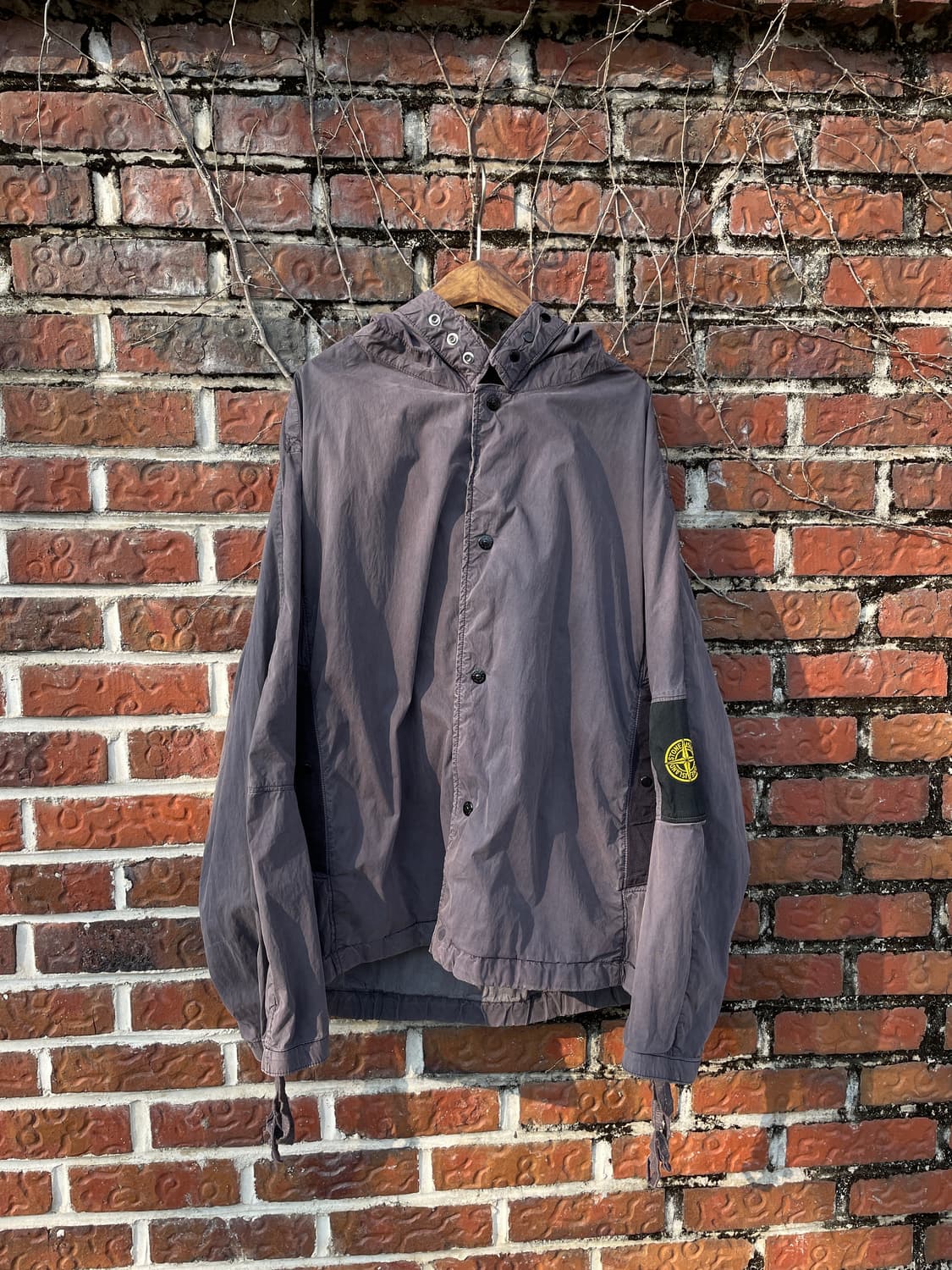 2004ss Stone Island Hooded Canvas Jacket 상품이미지1