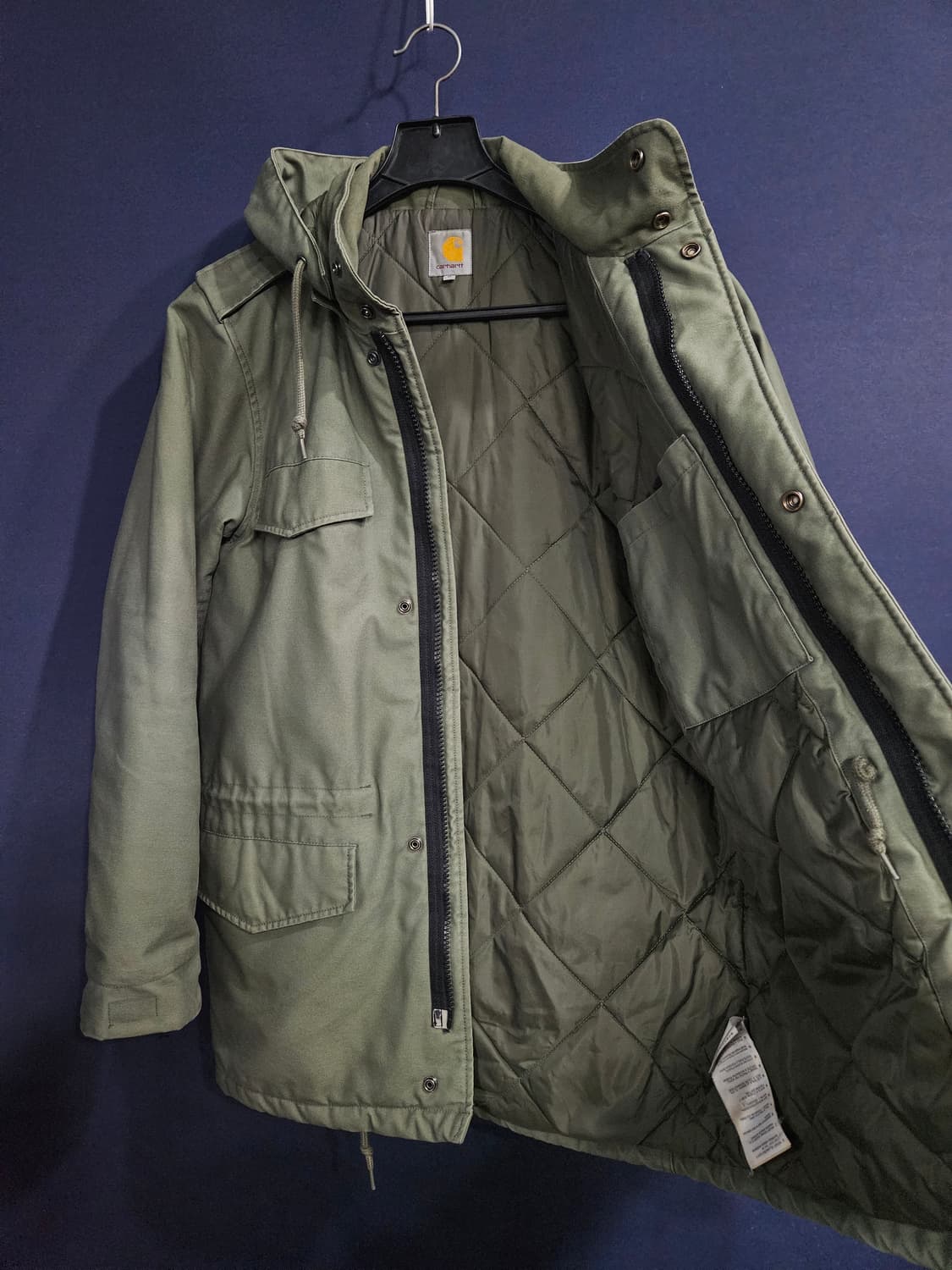 칼하트 카키컬러 남성 95 야상점퍼 자켓  상품이미지8