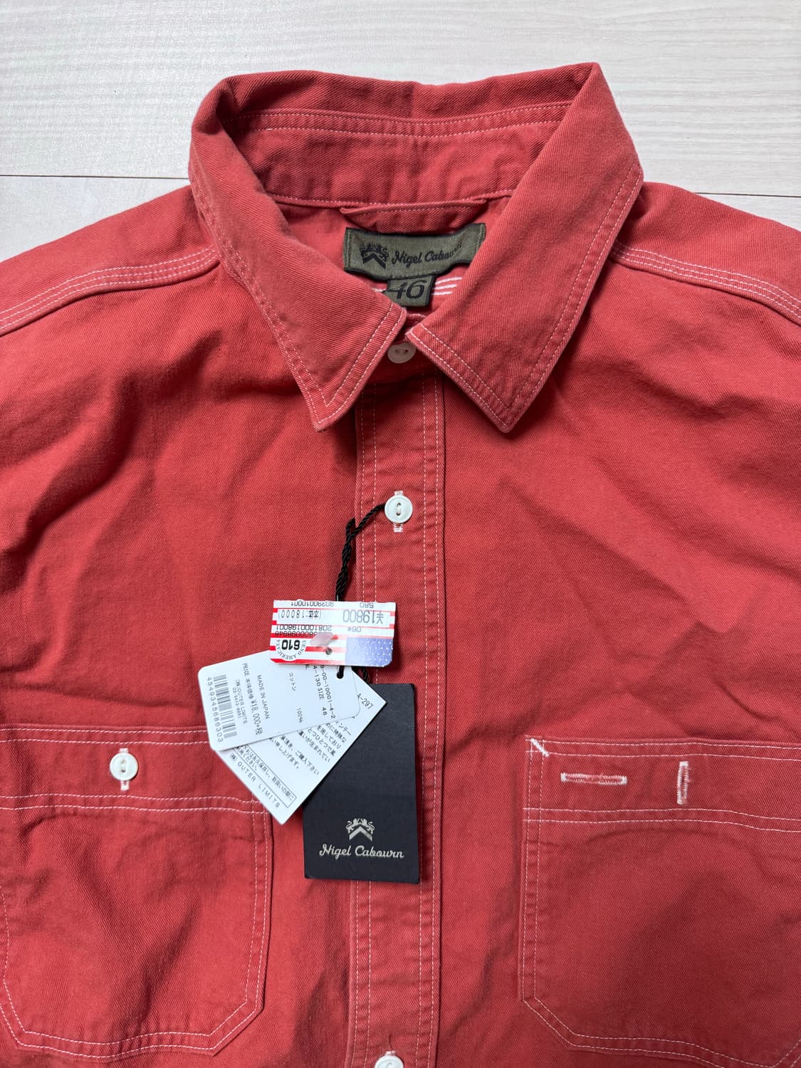 나이젤카본 코튼 워크셔츠 (택달린 새상품 미개봉) 상품이미지2