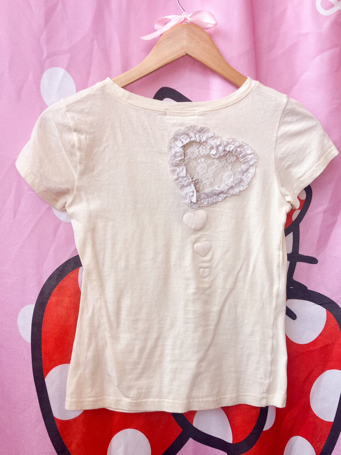 고전 리즈리사 바닐라 티셔츠 상품이미지5