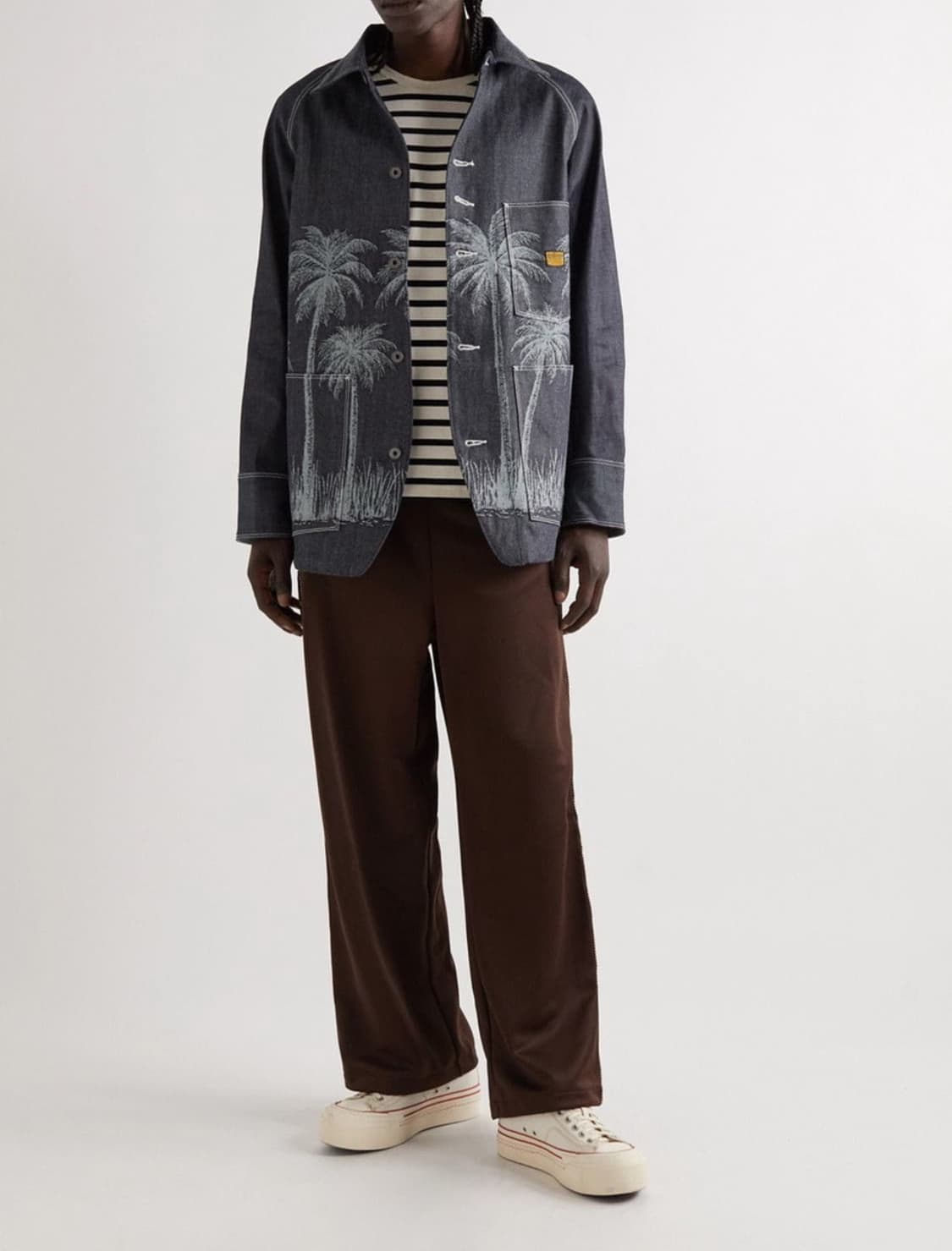 KAPITAL 캐피탈 12oz 야자수 커버올 자켓 (4사이즈) 상품이미지4