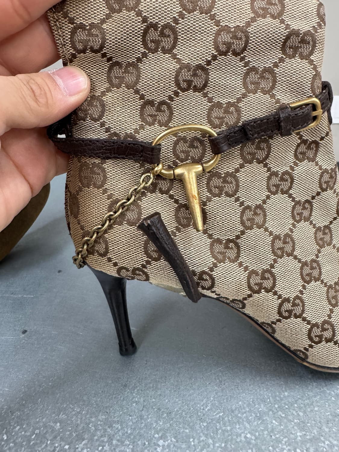 구찌 홀스빗 로고 부츠 36.5(235) (gr-3355) 상품이미지8