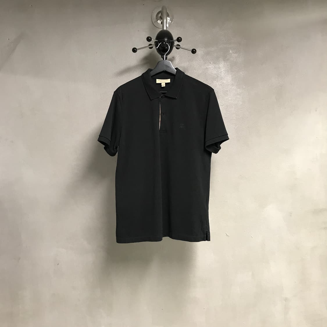 버버리 PK 반팔 카라티 블랙 M 상품이미지1