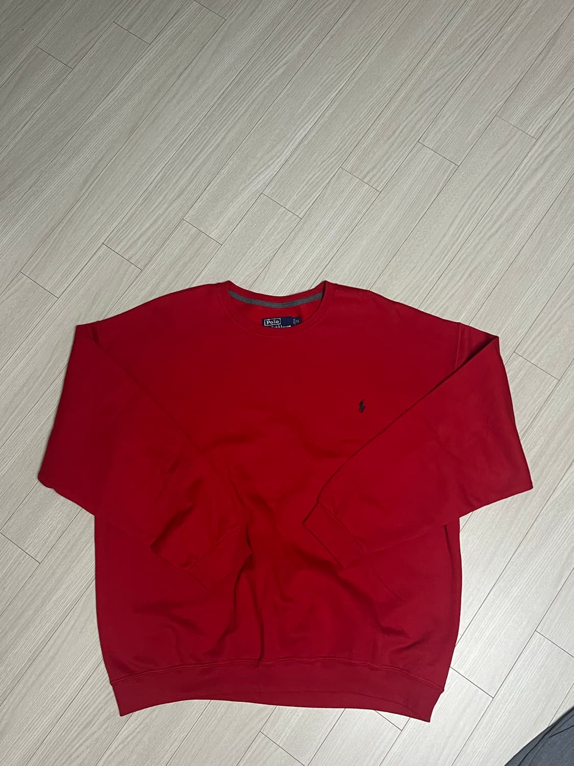 폴로 레드 맨투맨 상품이미지1