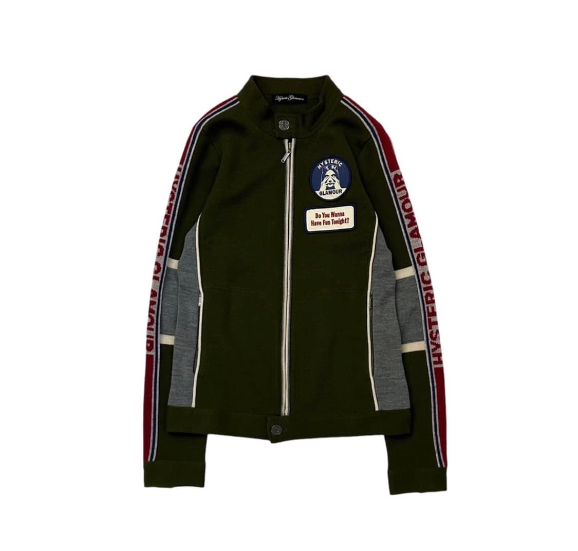 히스테릭글래머 니트 집업 상품이미지1