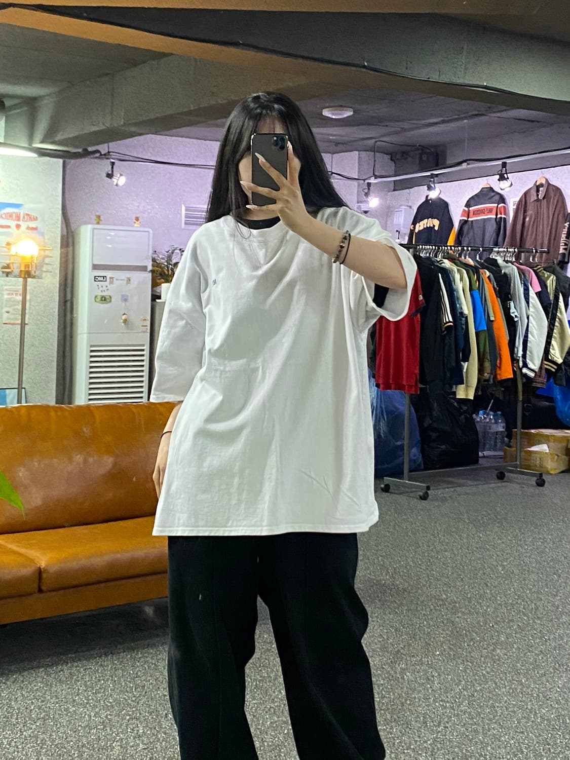 IEY 로고 백프린팅 반팔 티셔츠 B4851 상품이미지1
