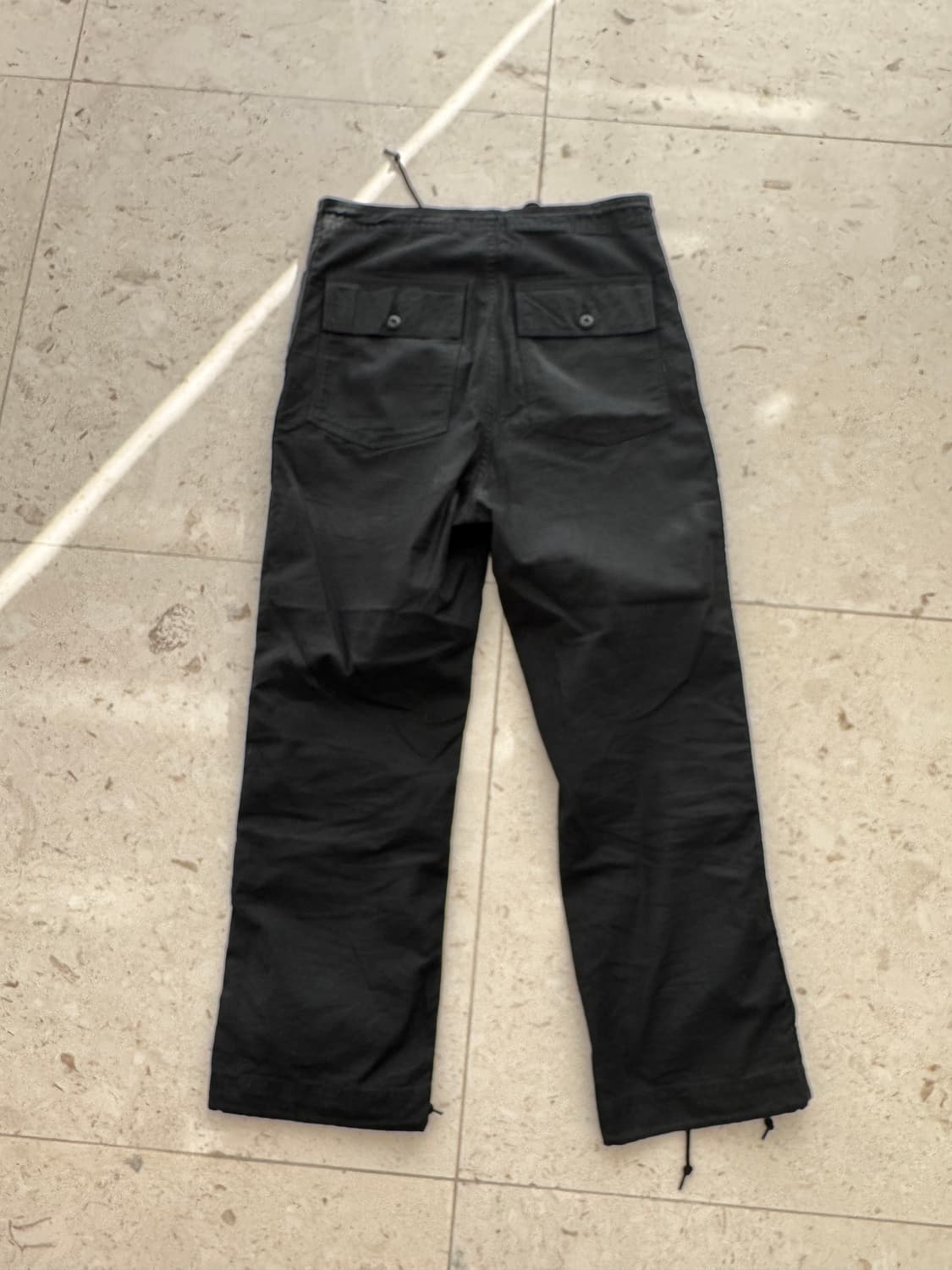 니들즈 Needles 스트링 퍼티그 팬츠 남여공용 xs 블랙  상품이미지5