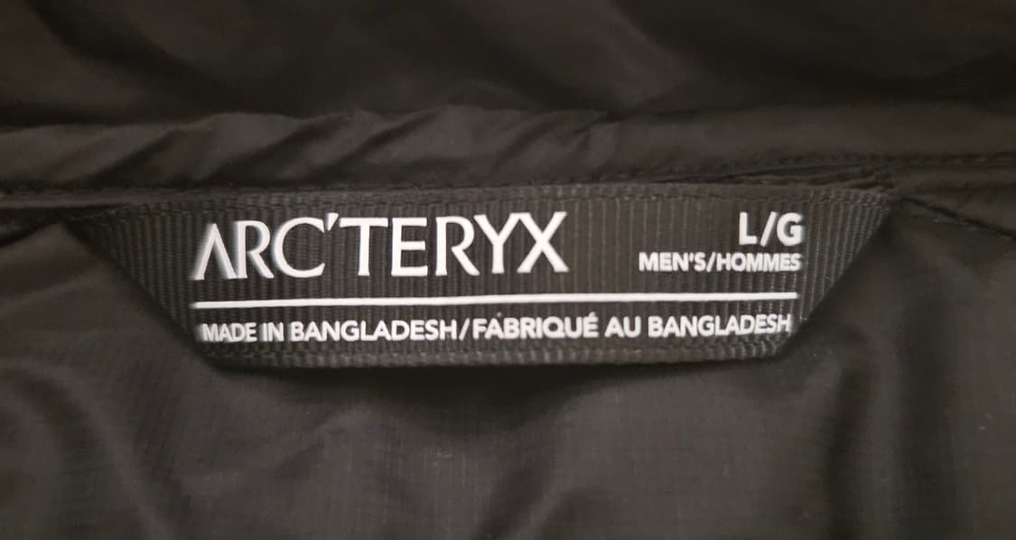 (급처.정품)아크테릭스 토륨 논후디 자켓 블랙 L(105)새제품급 상품이미지6