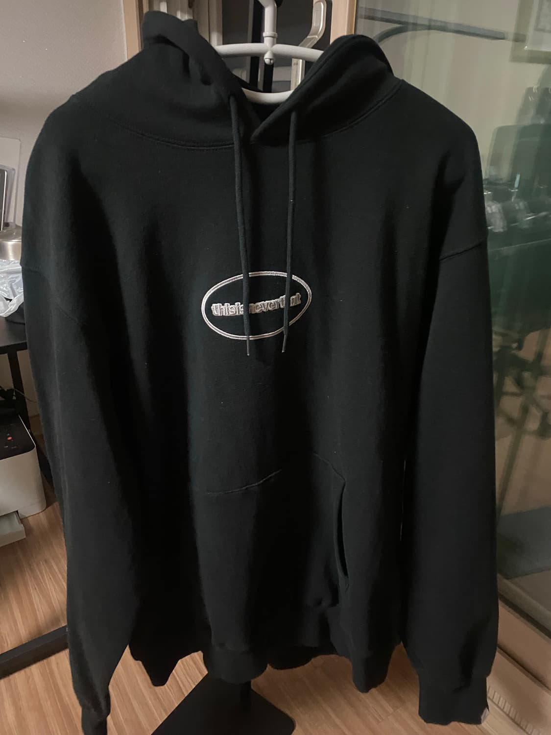 디스이즈네버댓 후드티 새상품 XL ET-Logo Hoodie Black 상품이미지3