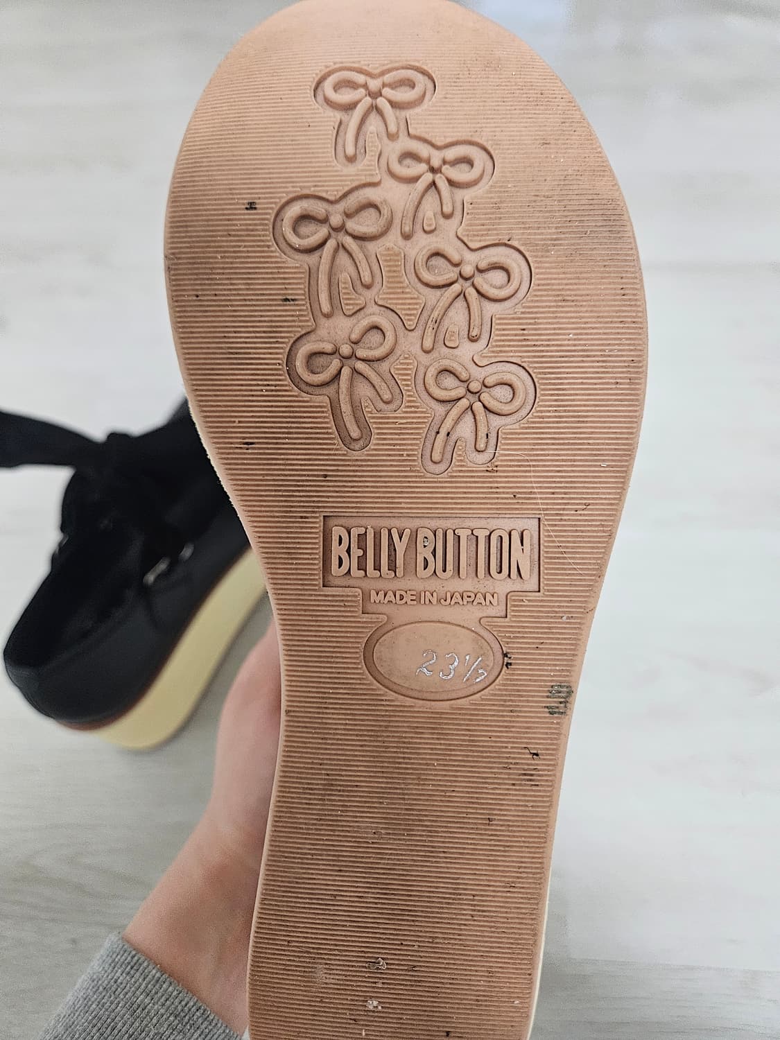 도쿄보퍼 리본 발레리나 통굽 슈즈 상품이미지3