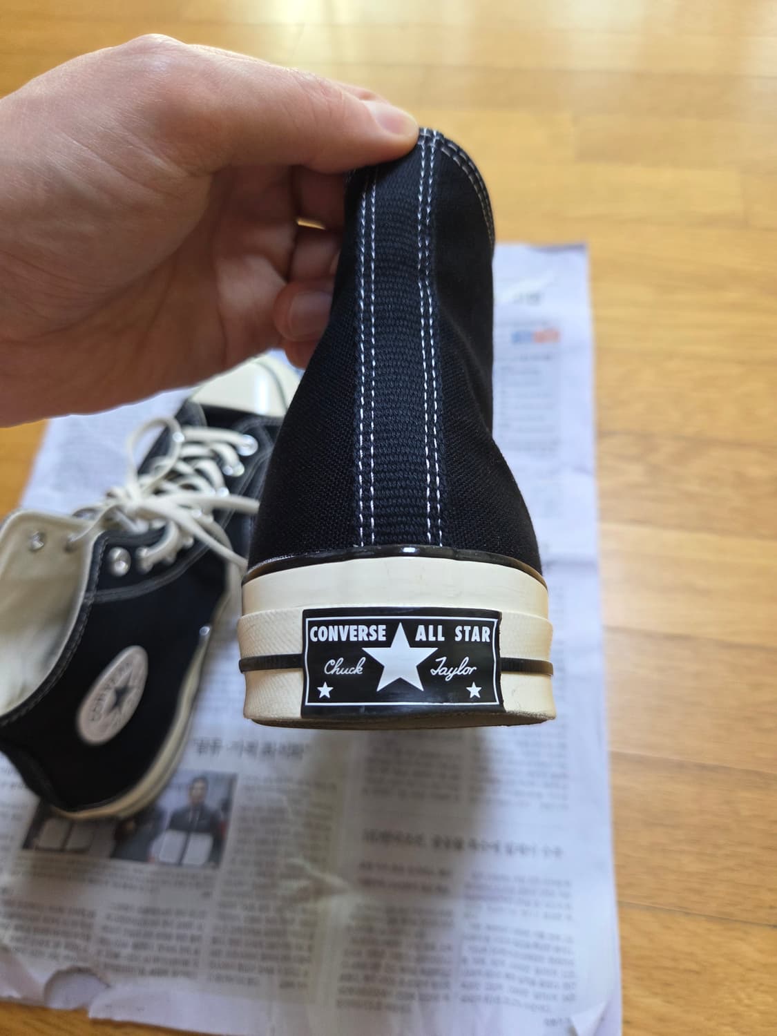 컨버스 척70 하이 블랙 / 162050C 상품이미지4