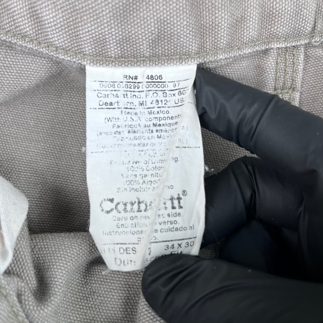 빈티지 칼하트 싱글니 카펜터 팬츠 B11DES 상품이미지3