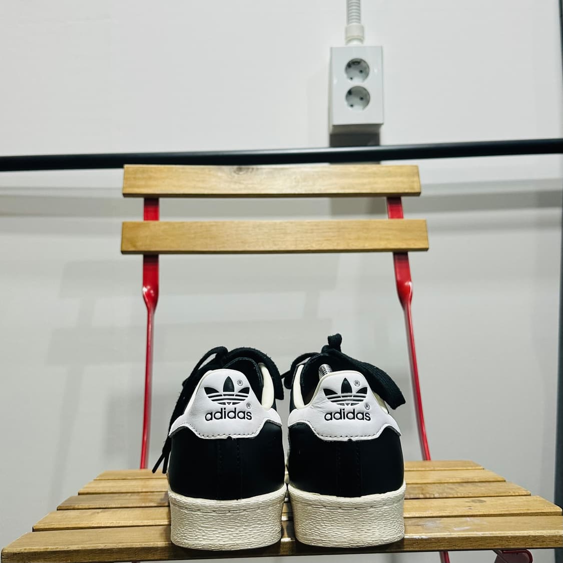 275) 아디다스 운동화 남성 남자 신발 슈퍼스타 82 코어 블랙 상품이미지4