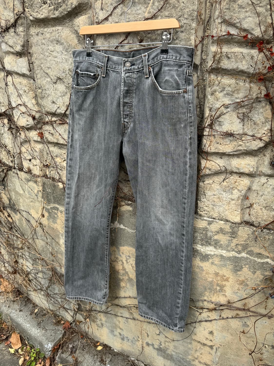 00s 리바이스 빈티지 501 블랙 데님 팬츠 34 상품이미지3