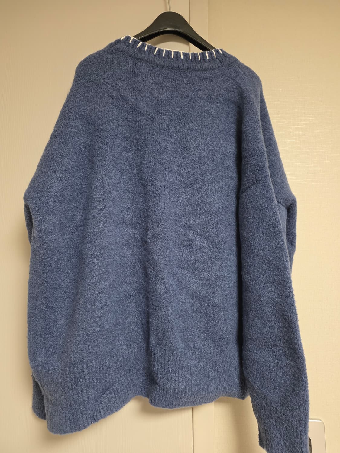 EDITORIAL2.0 캐시미어100 스티치 니트 가디건 팝니다 상품이미지4