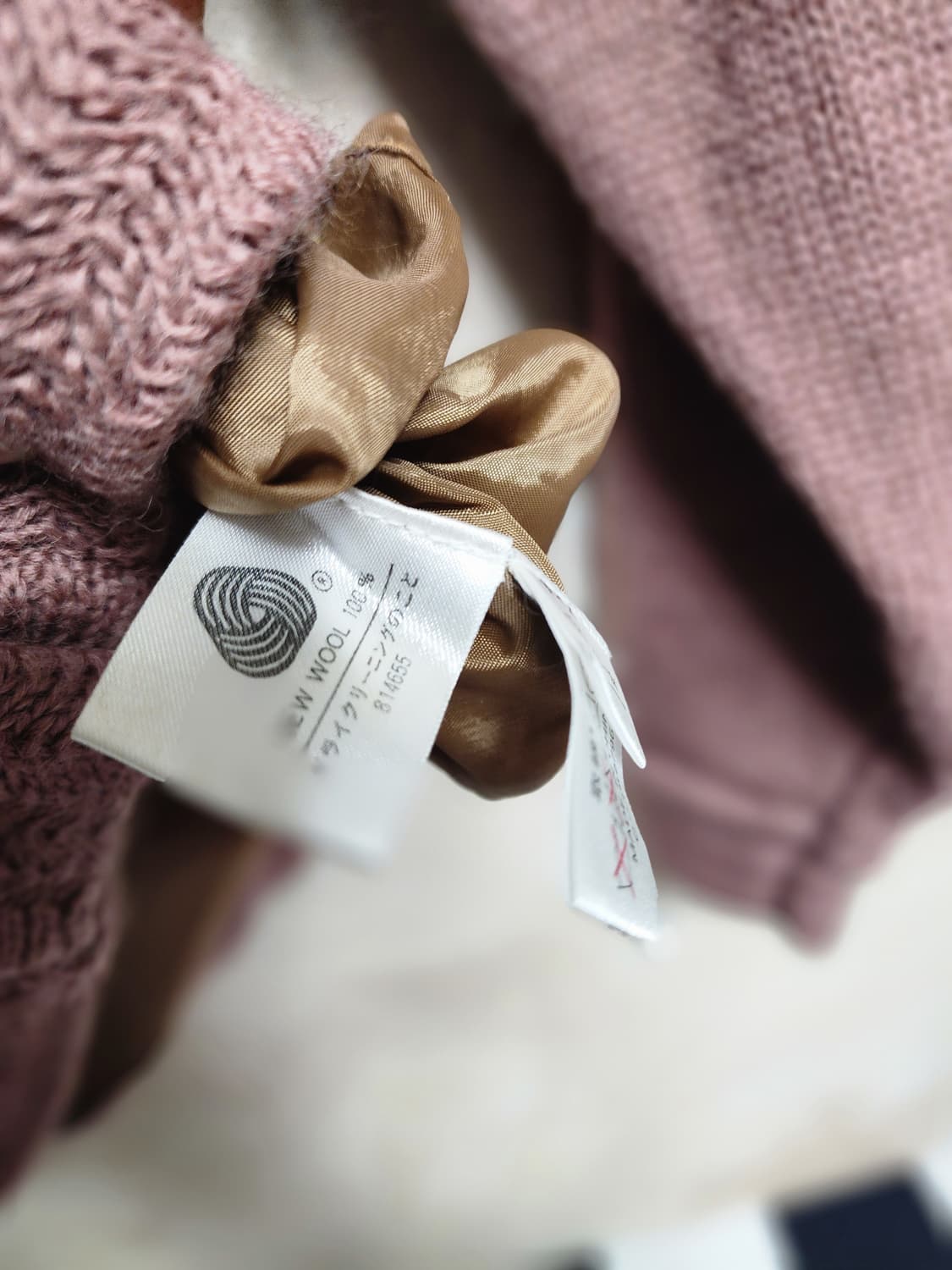 울 꽃 자수 니트 가디건 상품이미지5