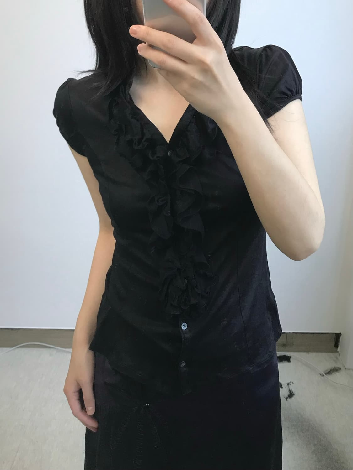 빈티지 프릴 블라우스 상품이미지1