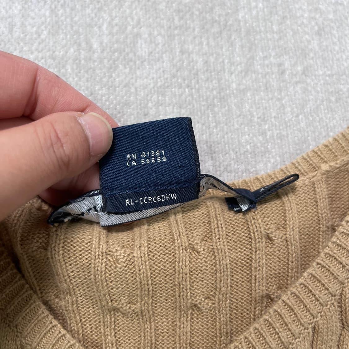 W 95 폴로 랄프로렌 스포츠 꽈배기 가디건 상품이미지5