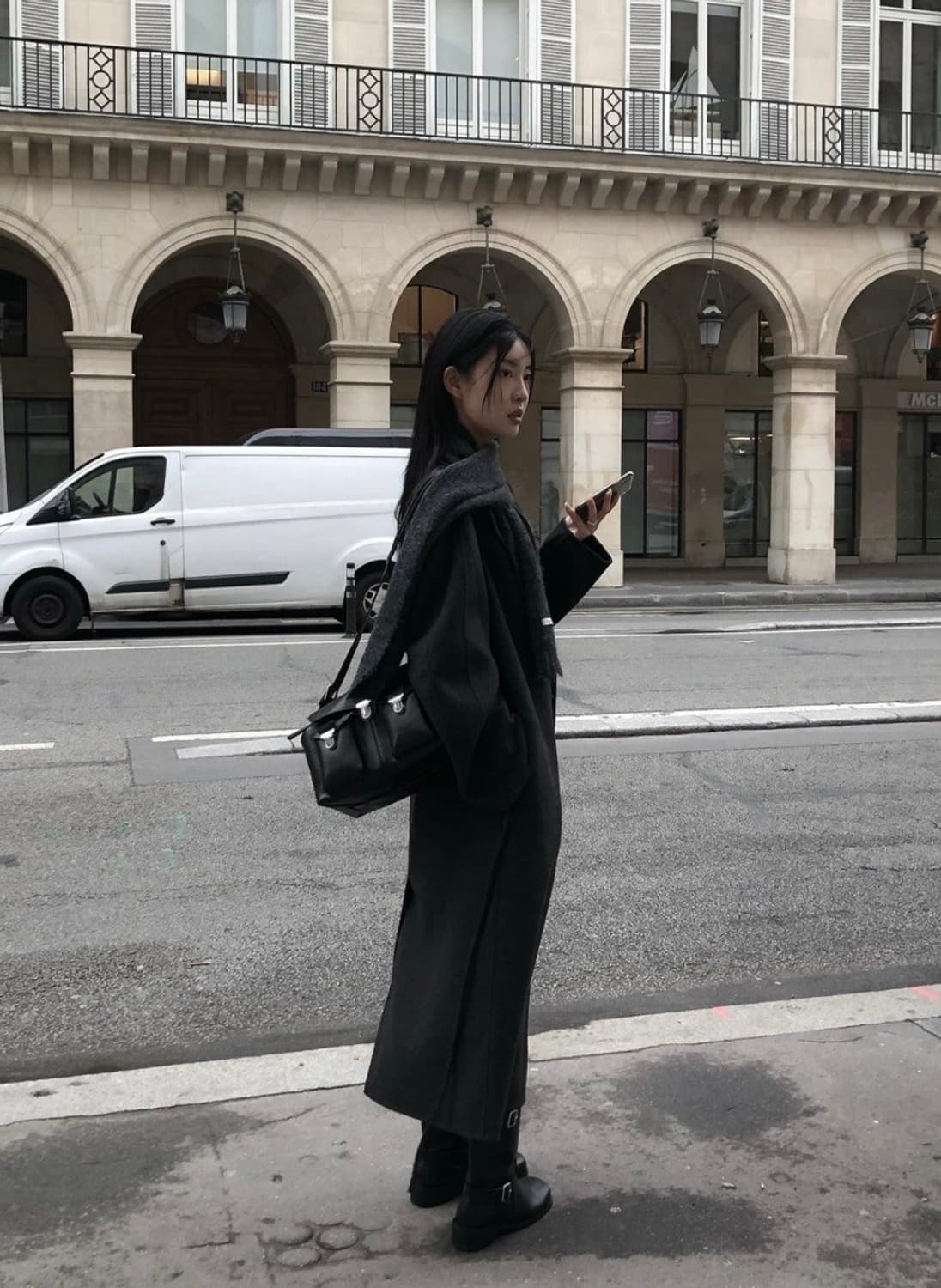 르버터 르버터 벌룬 핸드 메이드 로브 롱 울 코트 상품이미지4