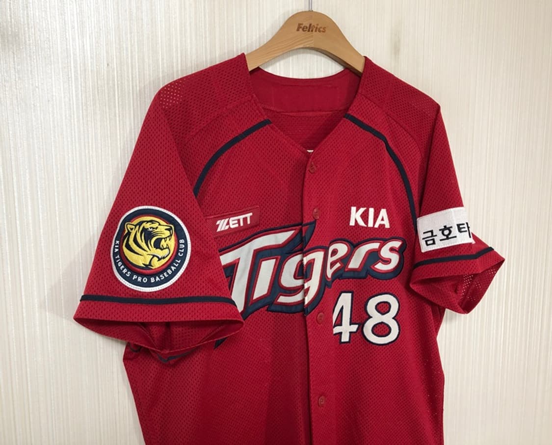 KBO 제트 기아타이거즈 올드원정유니폼/져지 105 #48 류현철 상품이미지4