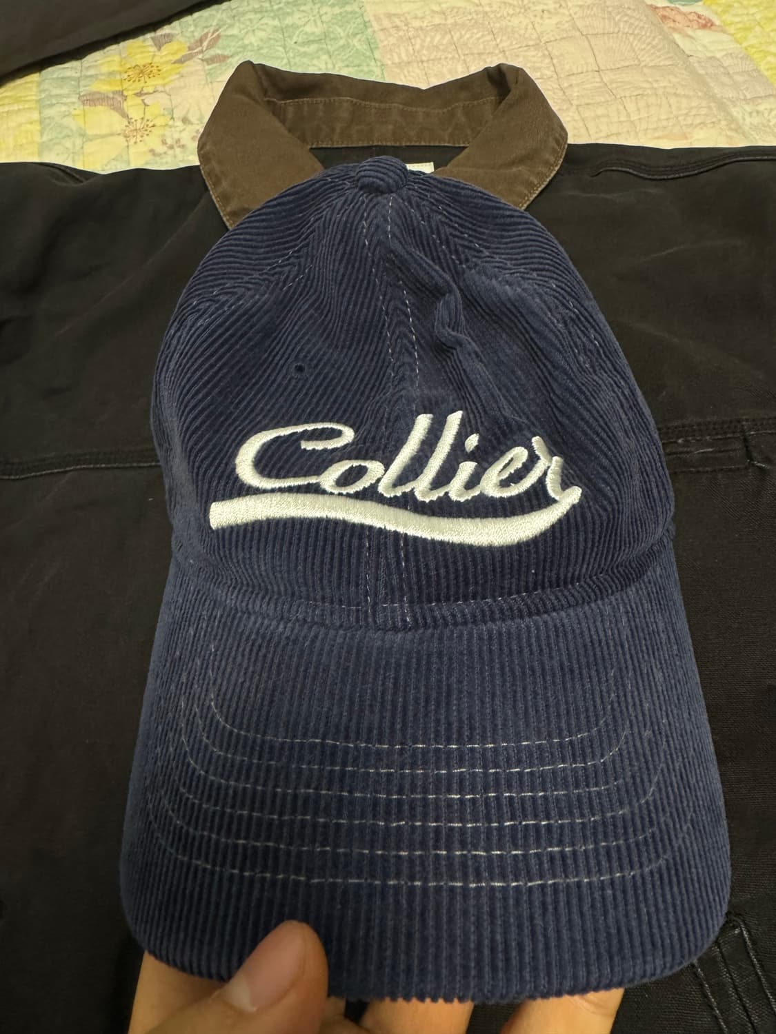 HEIGHTS Collier 코듀로이 볼캡 네이비 상품이미지3