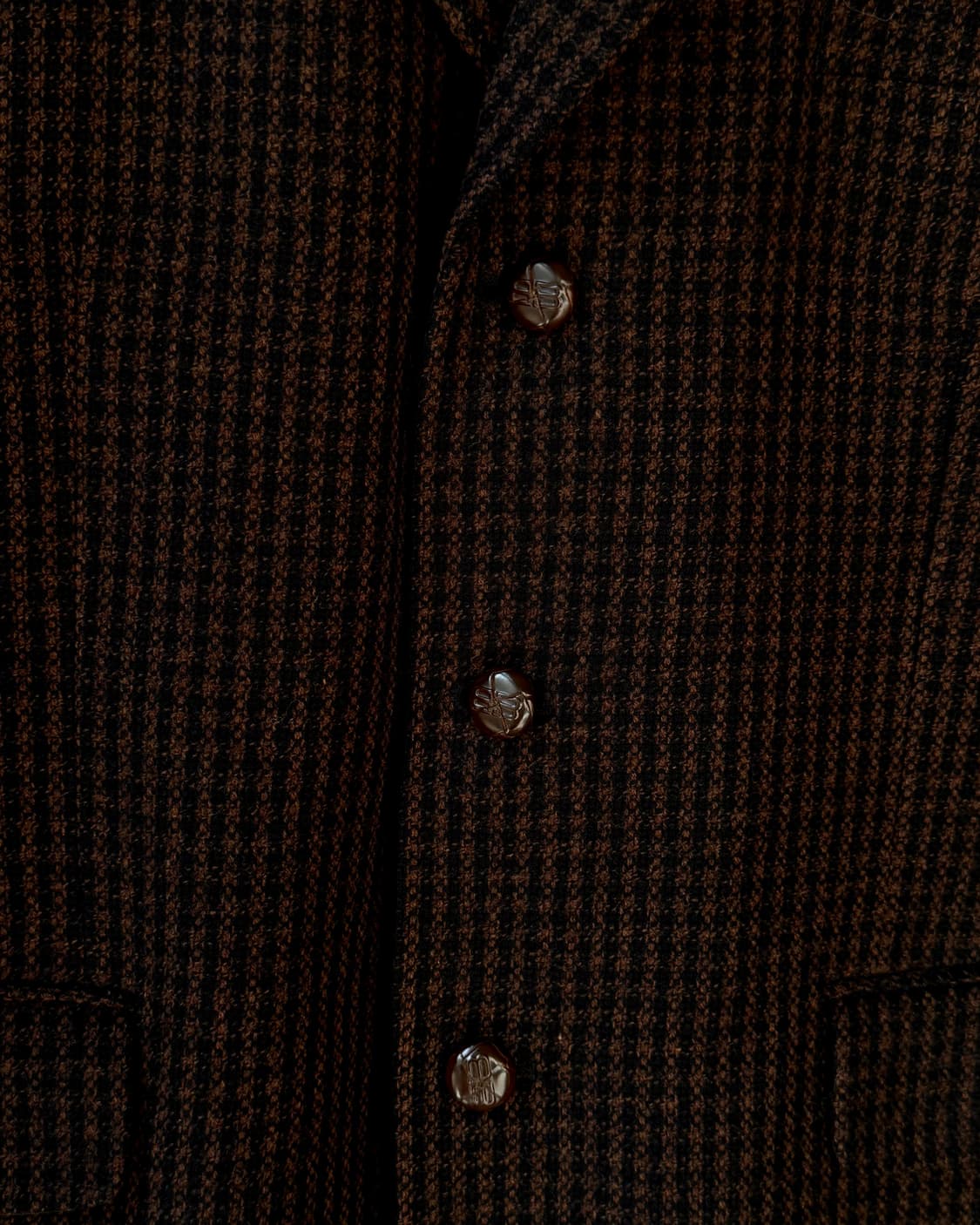 BALENCIAGA 90s brown check blazer 상품이미지4