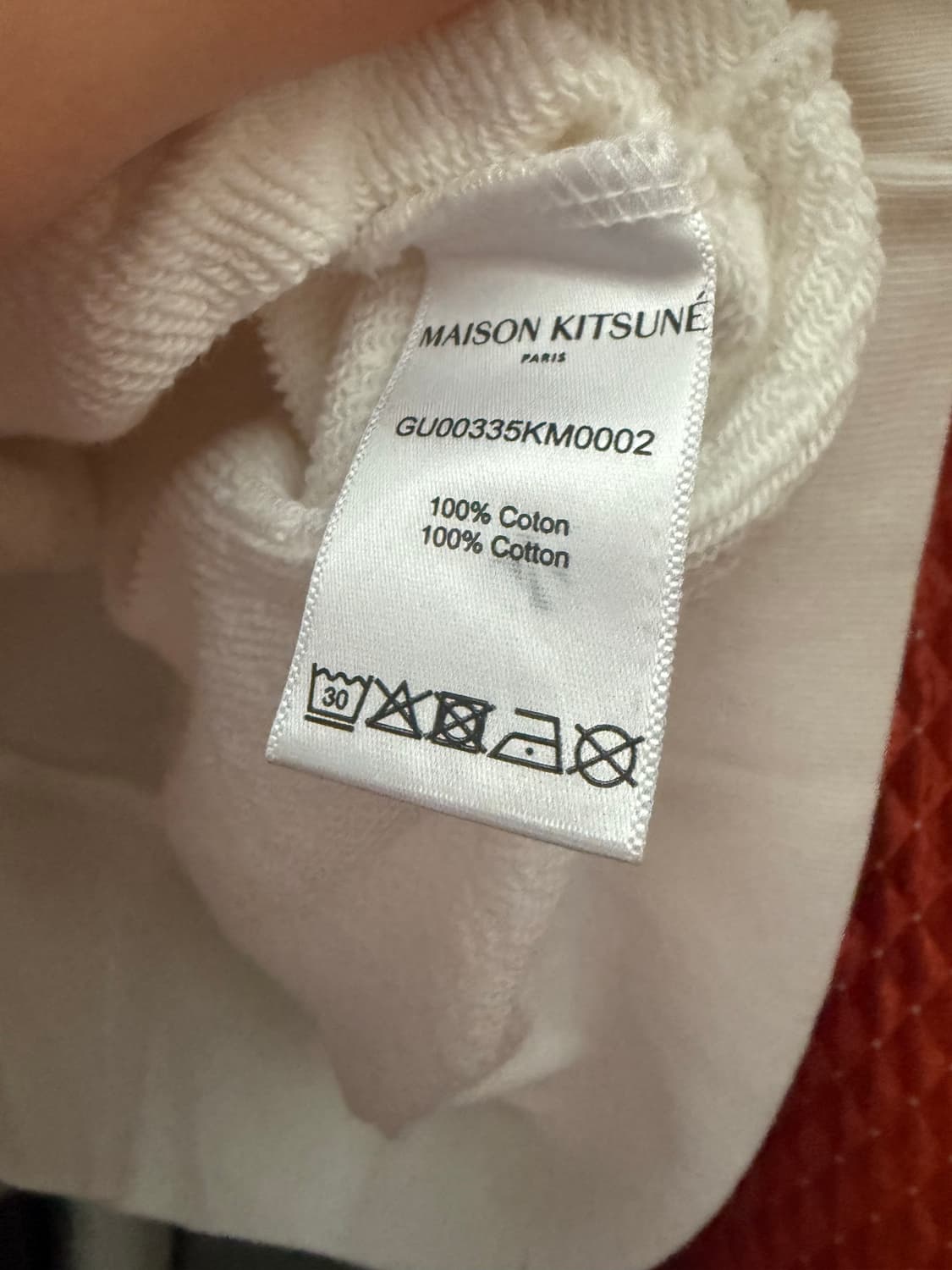 새상품 정품 메종키츠네 후드티 S 상품이미지3