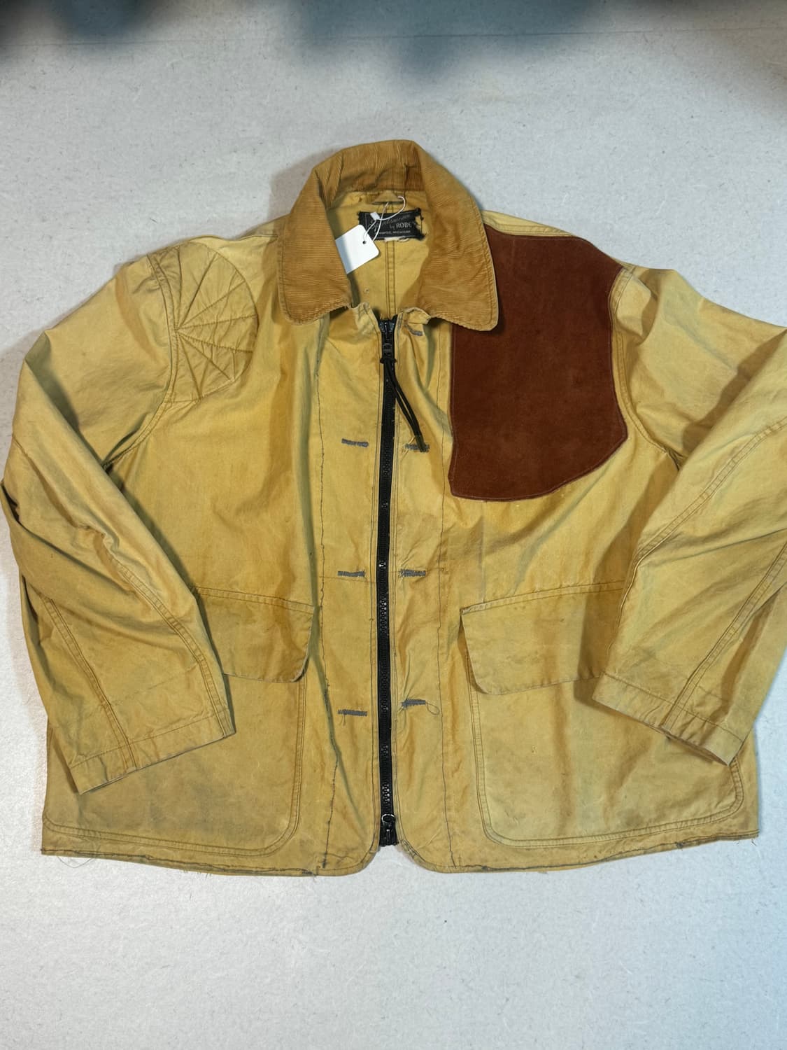 50s robey usa distressed 빈티지 헌팅자켓 빅사이즈 상품이미지1