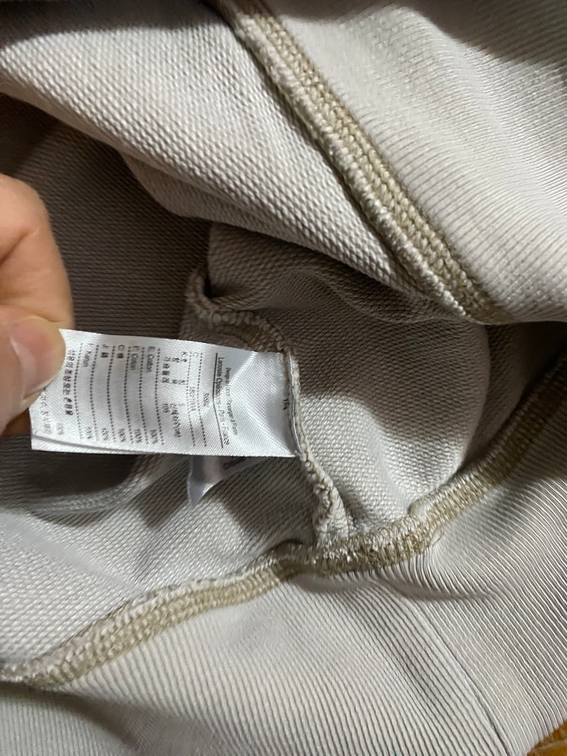 라코스테 릴렉스 핏 맨투맨 US L (105) 상품이미지4