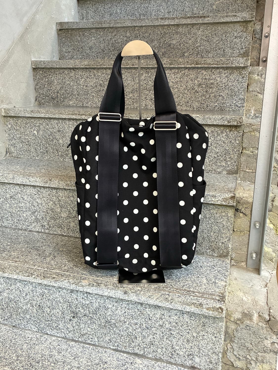 꼼데가르송 블랙 도트 백팩 상품이미지6