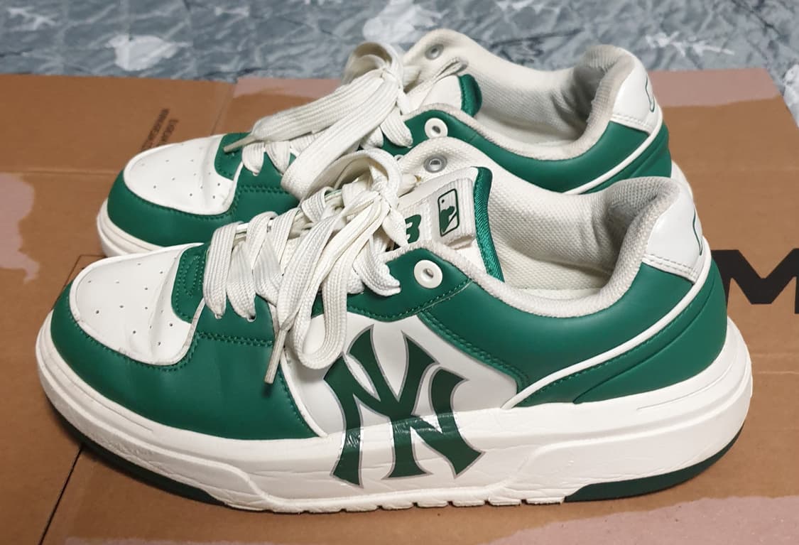MLB 청키라이너 베이직 뉴욕양키스 스니커즈 그린 (270) 상품이미지3