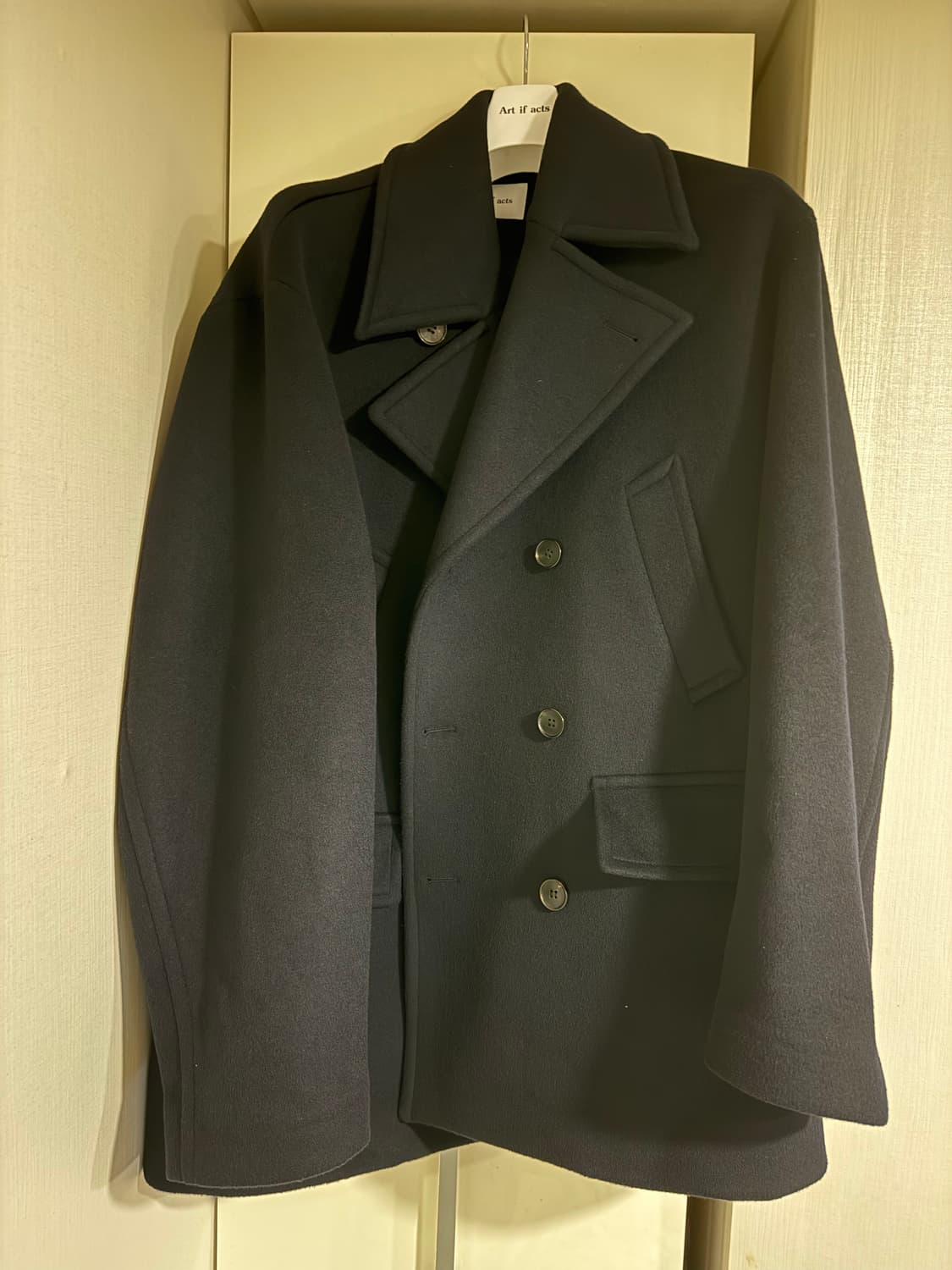 아트이프액츠 피코트 네이비 m 상품이미지1