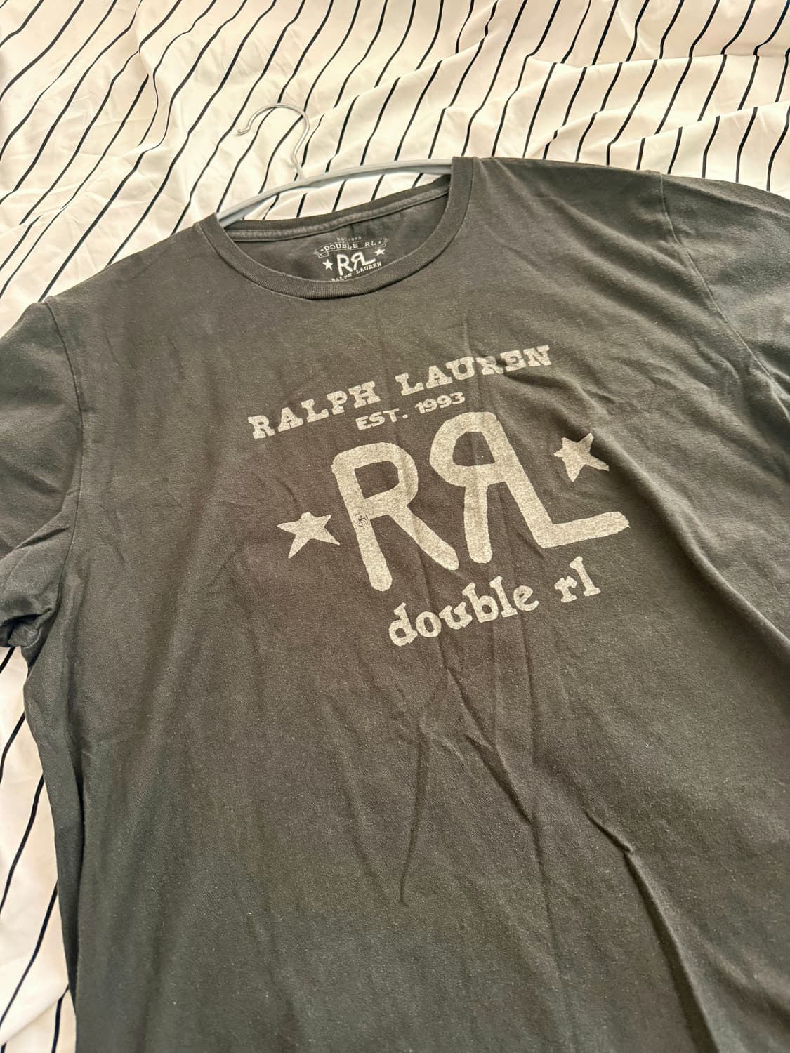 더블알엘 RRL 로고 크루넥 티셔츠M 상품이미지1