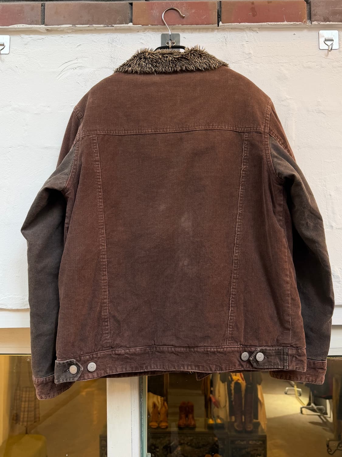 Conquest 코듀로이 셰르파 트러커 자켓 L 상품이미지7