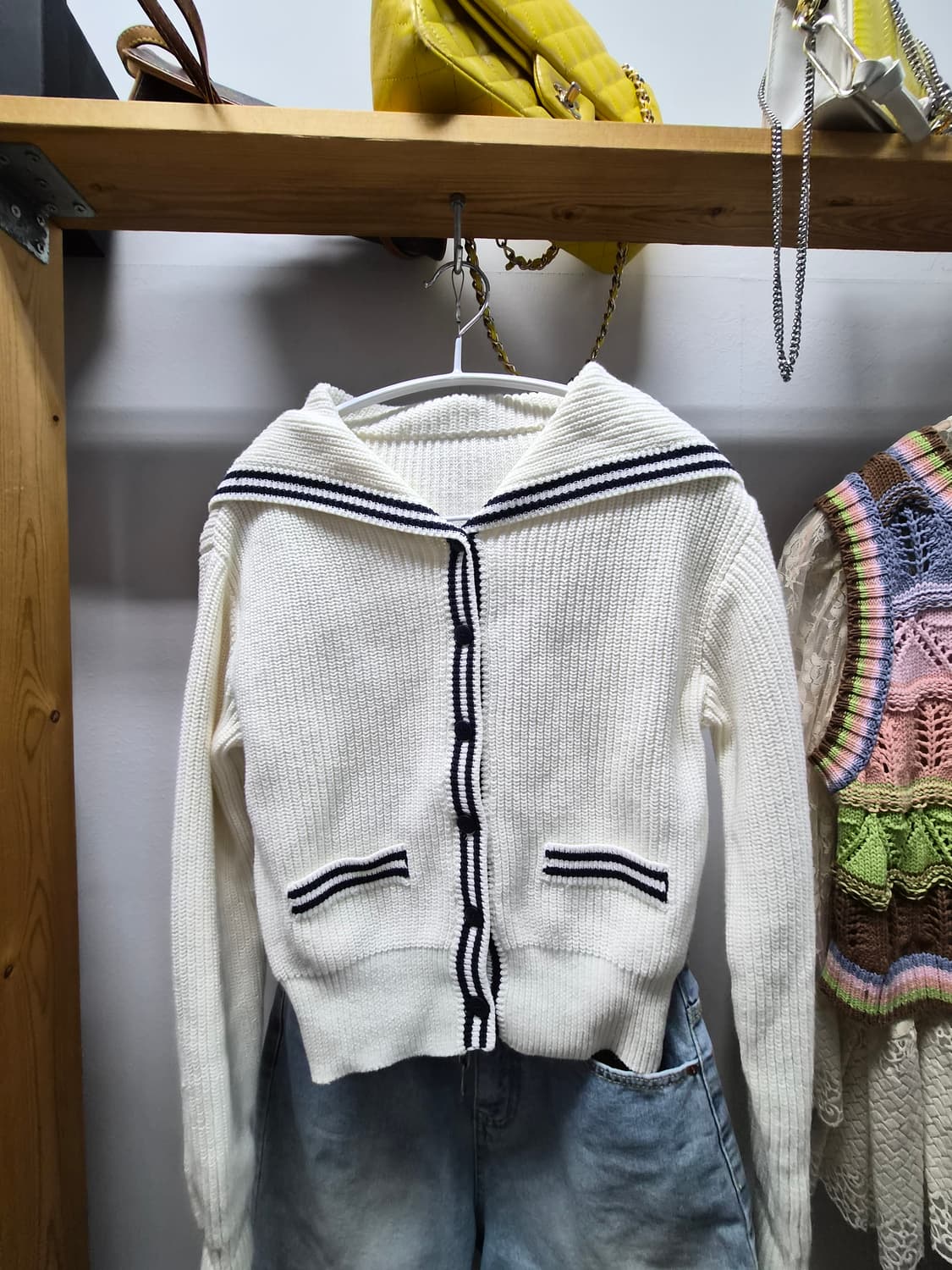 앤아더스토리즈 쎄일러 코튼 가디건 상품이미지3